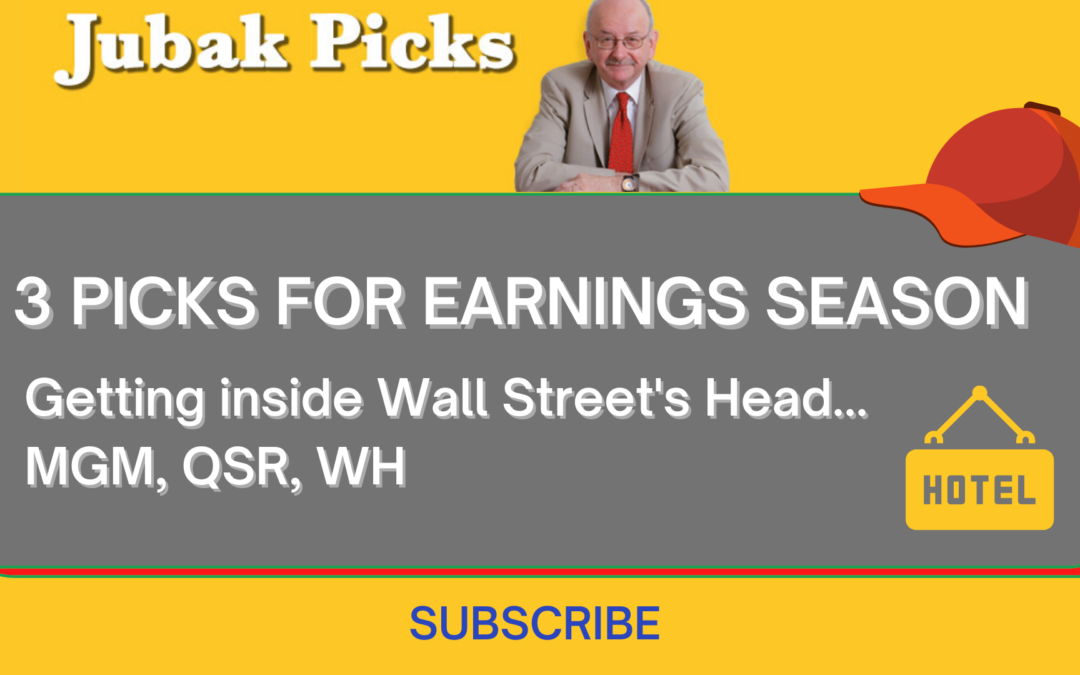 Watch my new YouTube video: “3 picks for earnings season”