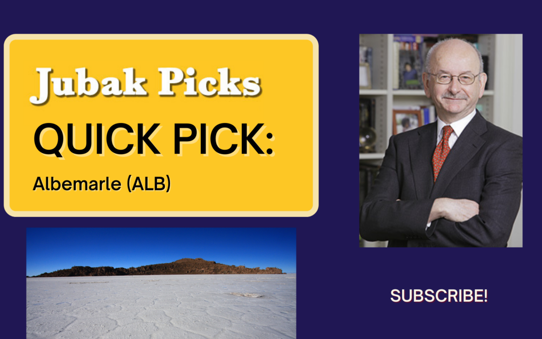 Watch my new YouTube video: “Quick Pick Albemarle:
